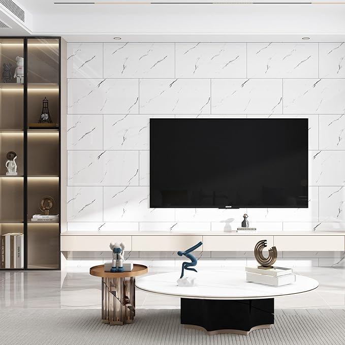 Haimin Wall Panels Peel and Stick 10 Pieces 23.6x11.8in Lightweight Backsplash