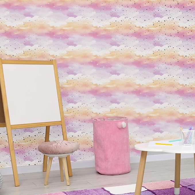 Main Street Peel and Stick Wallpaper Eco-Friendly Sheets 12 Pack, 11 X 16 Inch