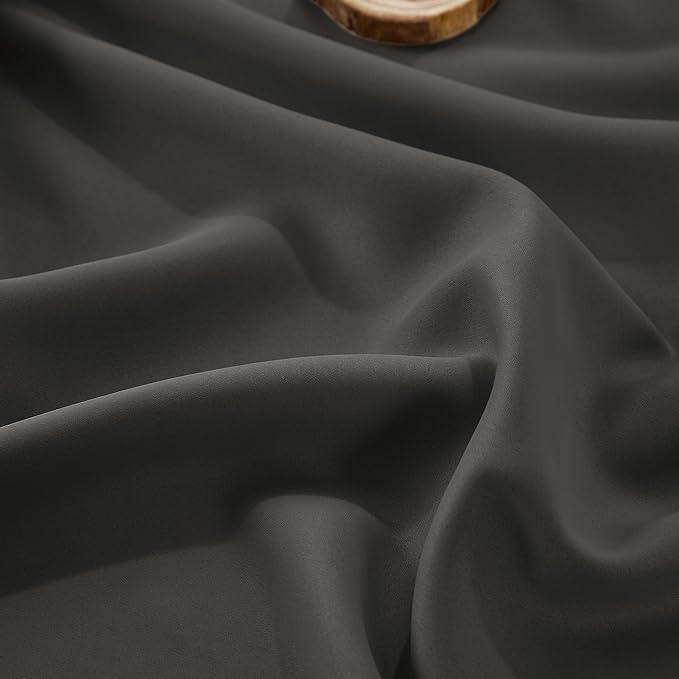 RYB HOME Full Blackout Curtain for Sliding Glass Doors/Theater, Thermal