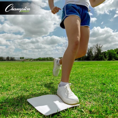 Champion Sports Throw Down Base Sets - Durable Baseball & Softball Practice Bases for All Training Environments