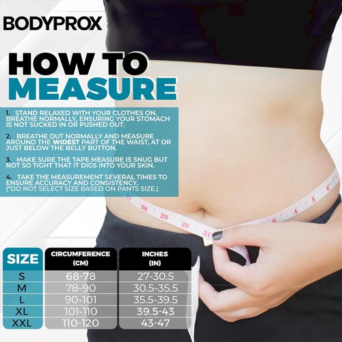 Bodyprox Back Support Brace - Breathable Design for Men and Women | Adjustable Fit for Comfort