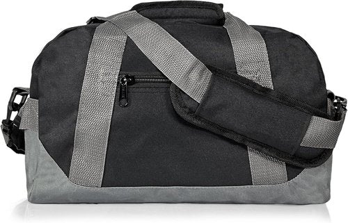 DALIX 14" Small Duffle Bag Two Toned Gym Travel Bag