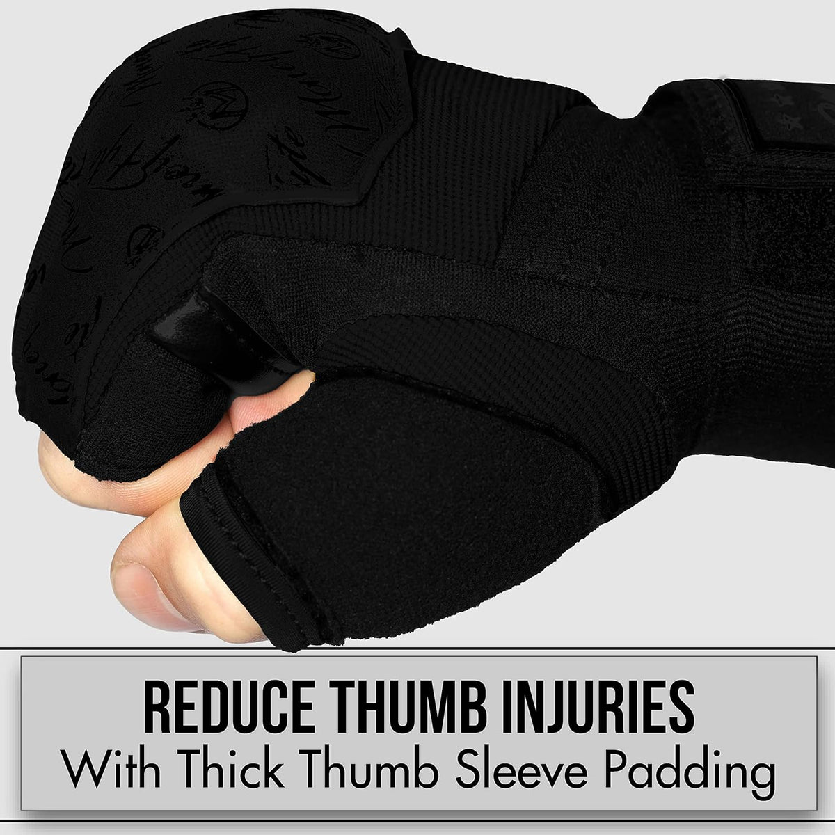 Quick Gel Boxing Wraps - Ultimate Fist & Knuckle Protection for Kickboxing, MMA, Muay Thai | Unisex Sizes