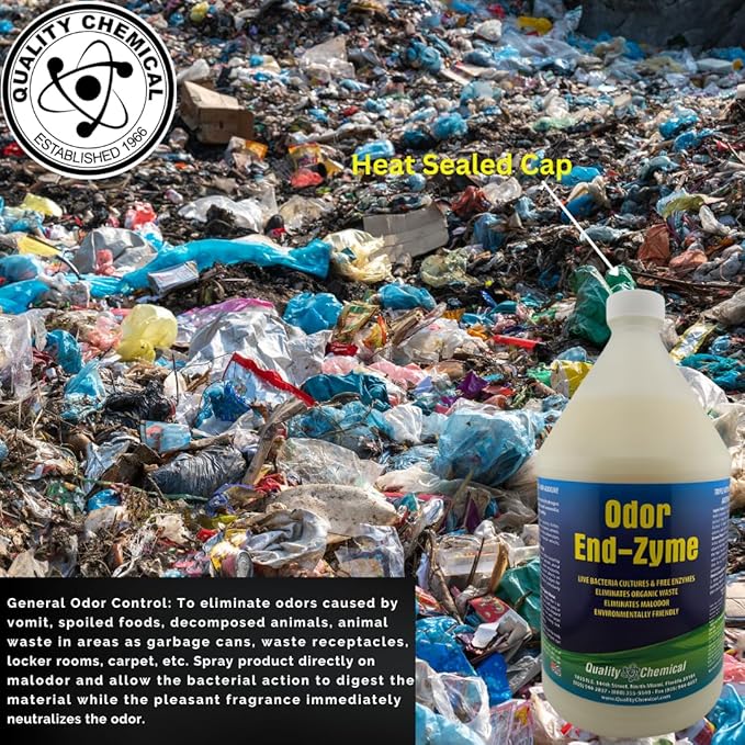 Quality Chemical Odor End-Zyme BioStain Remover and Deodorizer (2)