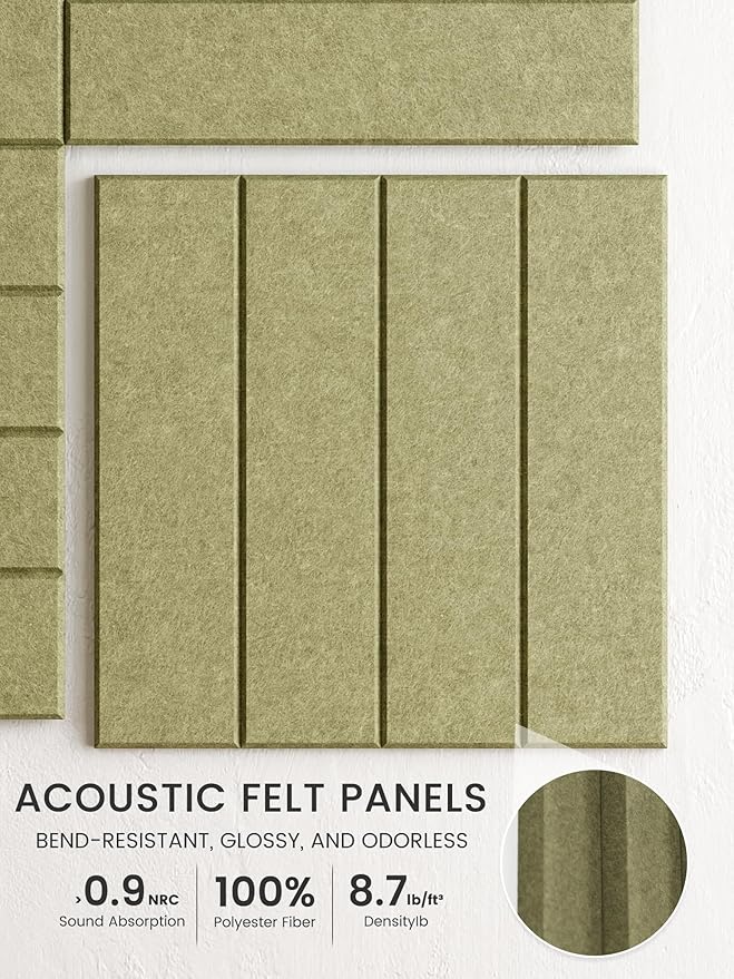 Bumusty Large Cork Board Alternative-48 x 36" Felt Bulletin Board Tiles