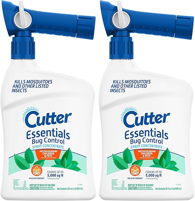 Cutter Bug Control Spray Concentrate | Kills Mosquitoes | For Insects | Pack of 2