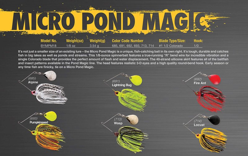BOOYAH Pond Magic Small-Water Spinner, BYPM