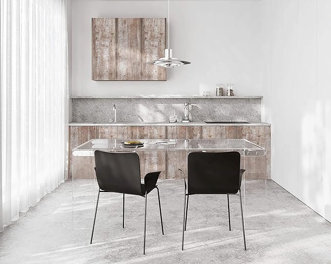 Dimoon78.7"x17.7'' Wood Wallpaper Brown Grey Dark Wood Contact Paper Gray Brown