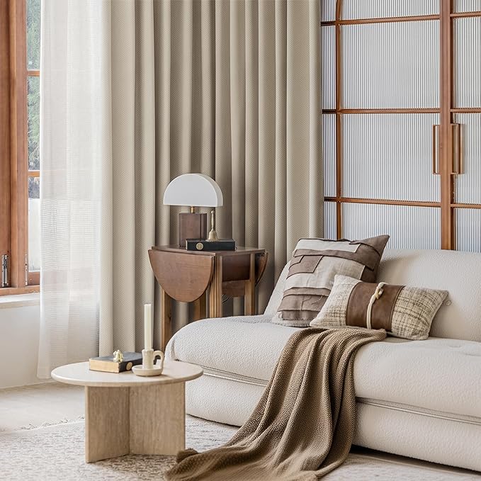 FMFUNCTEX 100% Blackout Curtains