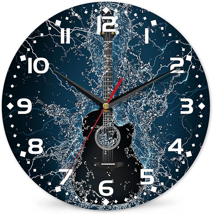 Electric Guitar Wall Clock