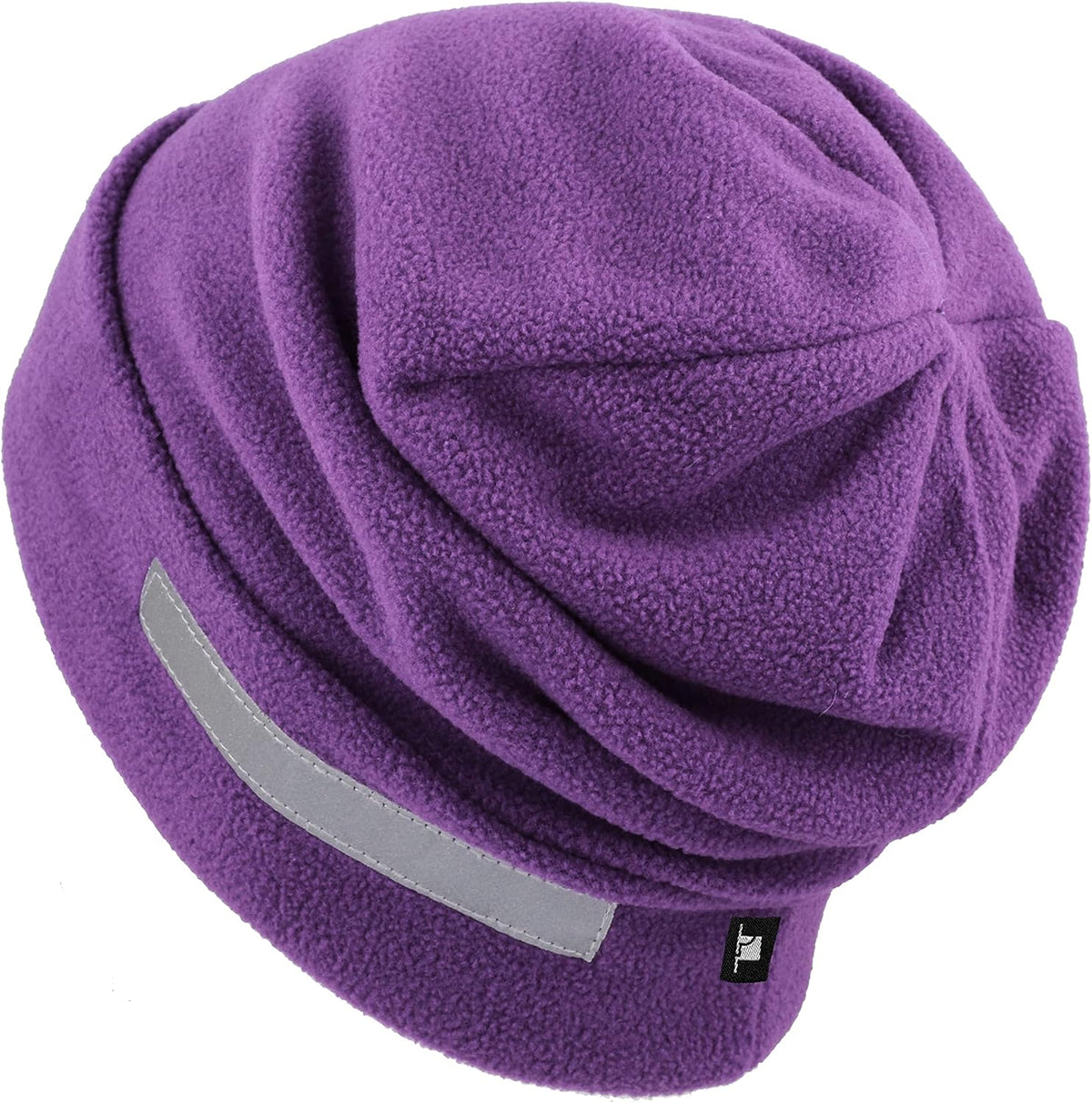 The Hat Depot Fleece Winter Functional Beanie Hat Cold Weather-Reflective Safety for Everyone Performance Stretch