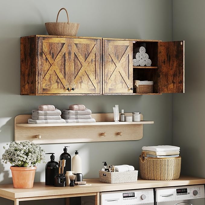 YOURLITE Laundry Cabinet, Medicine Cabinet, Bathroom Kitchen Storage Wall