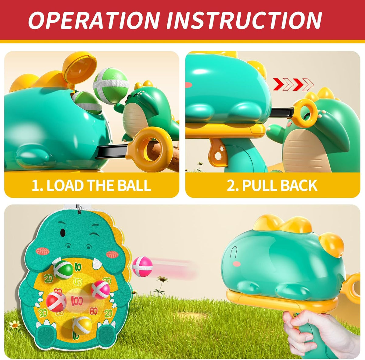 Bennol Outdoor Dinosaur Dart Game - Fun Indoor & Outdoor Toy for Kids Ages 3-8 | Perfect Birthday Gift