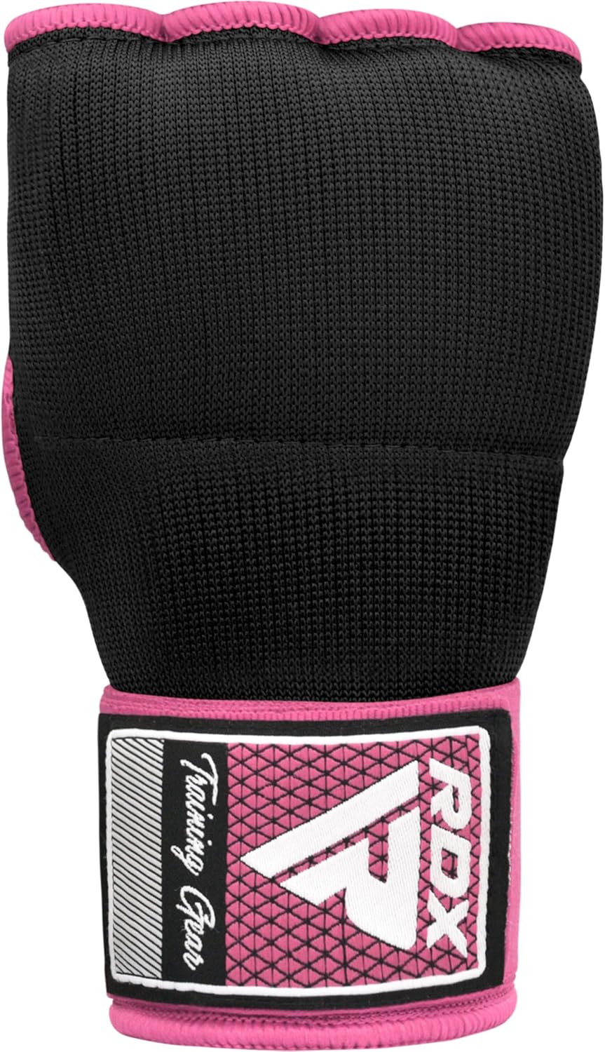 RDX Gel Boxing Hand Wraps - Elasticated Padded Inner Gloves with 100cm Long Wrist Straps for MMA & Kickboxing