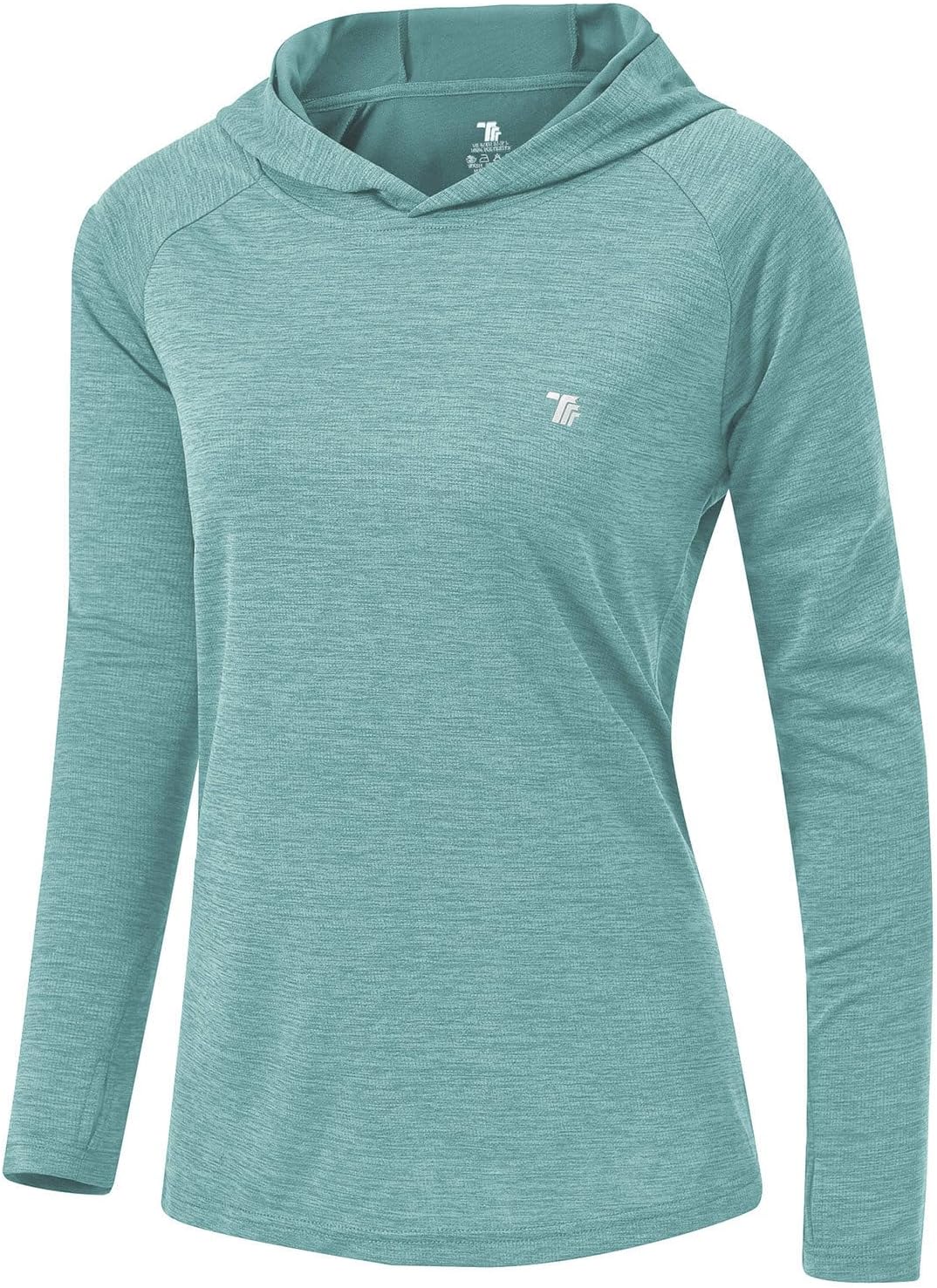 TBMPOY Women's UPF 50+ Sun Protection Hoodie - Lightweight Long Sleeve Outdoor Fishing & Hiking Shirt