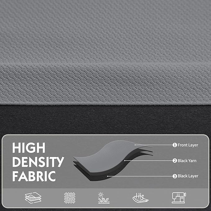 FMFUNCTEX 100% Dark Grey Blackout Patio Sliding Glass Door Curtains 84 inch