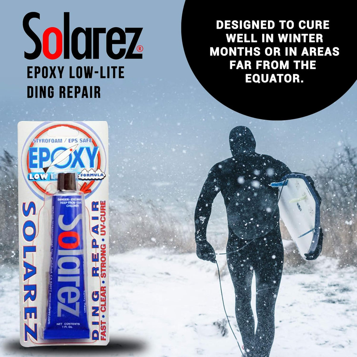 Solarez Epoxy - Low Light Formula for Superior Bonding | Ideal for All Your Repair Needs
