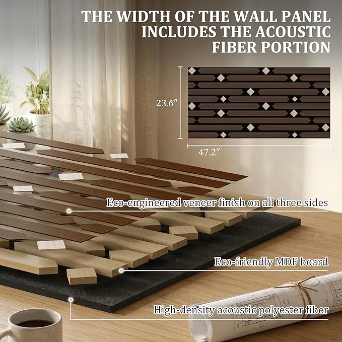 PVC Acoustic Wall Panels, Geometric Sound-Reducing Panels