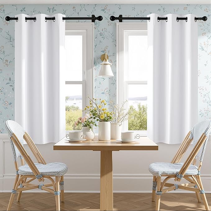 NICETOWN 100% Blackout Window Curtain Panels 68 inch Length