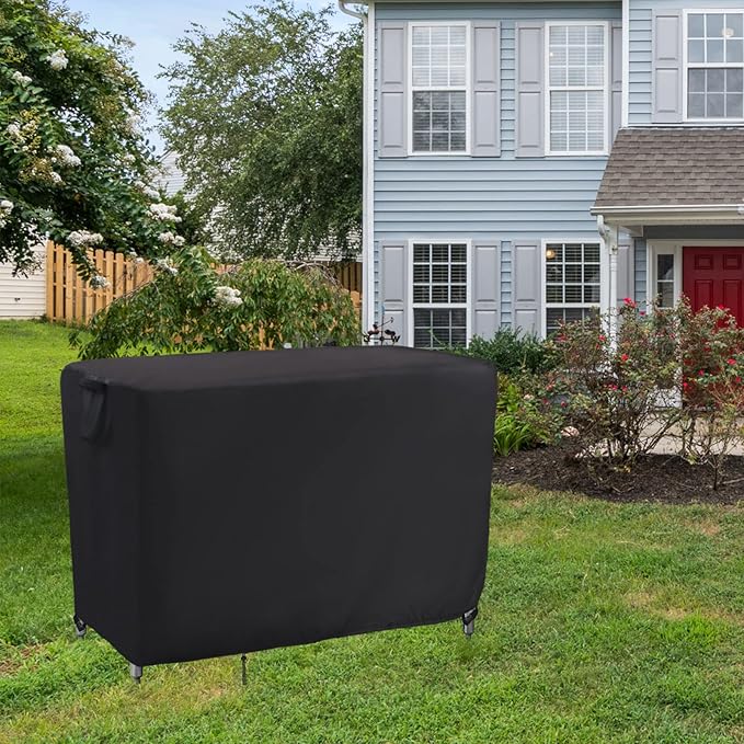 Kingling Outdoor Prep Table Covers, Waterproof Stainless Steel Table Cover Metal Table Cover Protection for Patio Kitchen Prep/Work Tables - 72''L x 30''W x 35''H