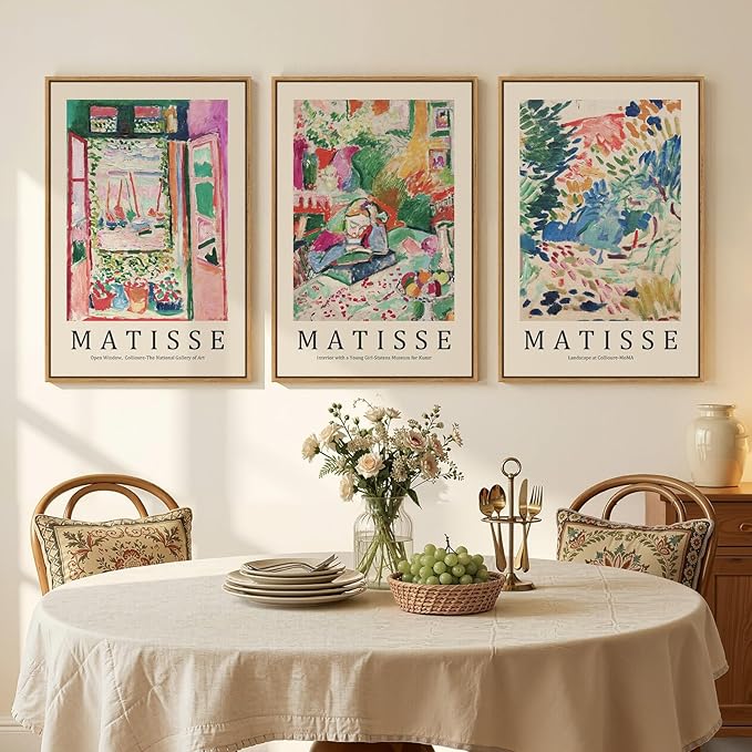 Framed Abstract Matisse Wall Art