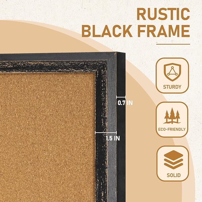 DOLLAR BOSS Large Cork Board for Wall