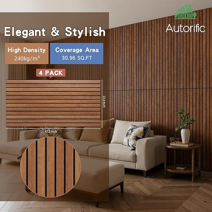 4 Pack Acoustic Panels Sound Absorbing, 47.2”x23.6” Sound Dampening Panels
