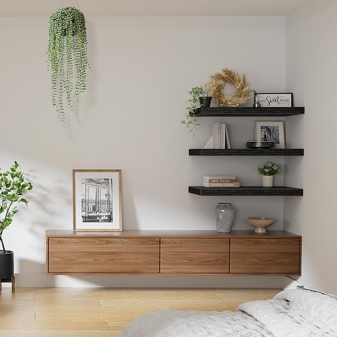 QEEIG 12" Deep Floating Shelves
