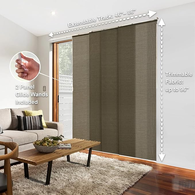 CHICOLOGY Panel Track Vertical Blinds