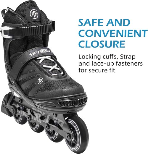METROLLER Adjustable Inline Skates for Adults & Teens | Comfortable & Stylish Design