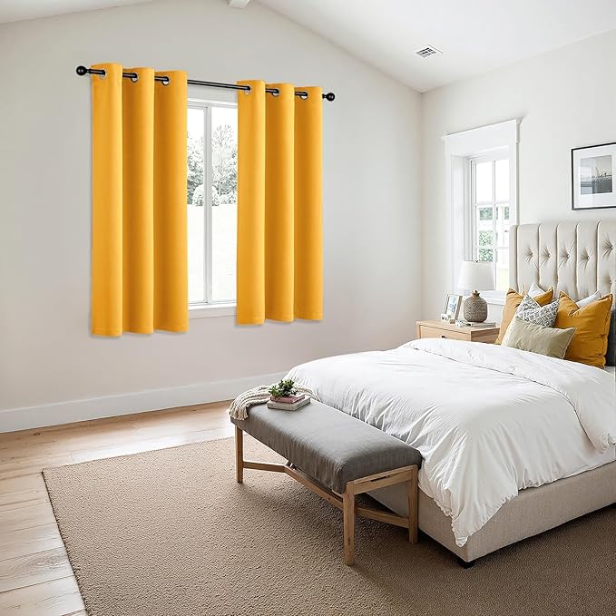 MIULEE Blackout Curtains for Bedroom Living Room 2 Panels, Thermal Insulated