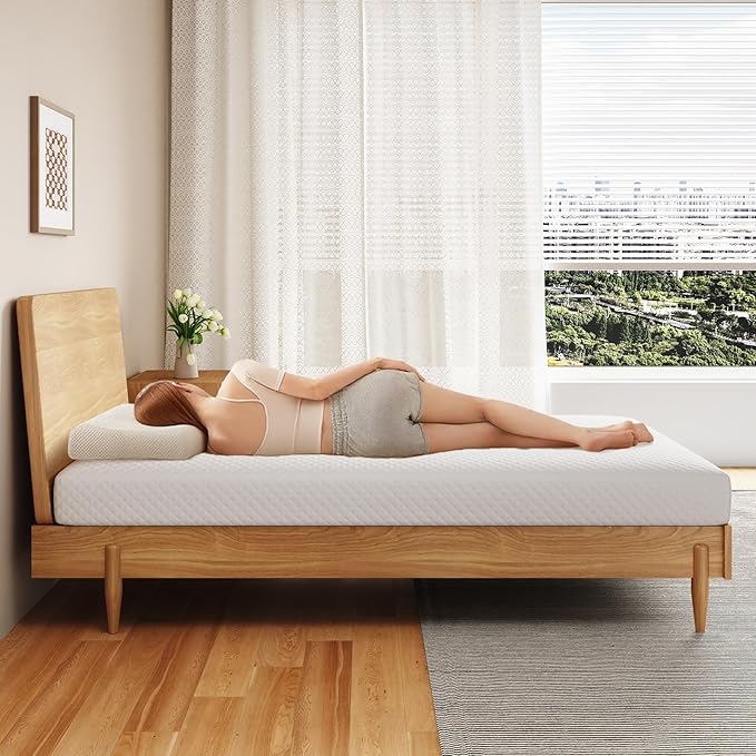 6 Inch Full Size Mattress in a Box,Memory Foam Mattress for Comfort Sleep, Cooling Night Sleep & Pressure Relief, Ships Compressed (6", Full)
