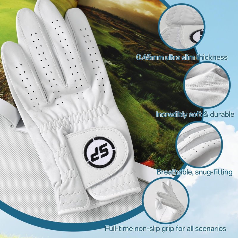 SPGOLF Golf Gloves Men