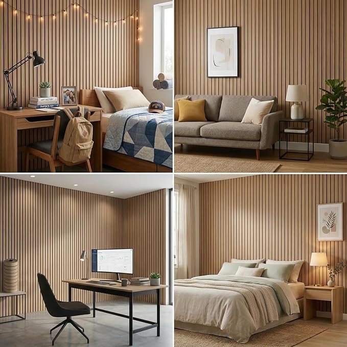 3D Wall Panels Peel and Stick – 15.74" x 118" PVC Faux Texture Wall Covering