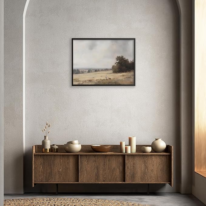 Jesus and Lamb the Lord is My Shepherd Wall Art Jesus Christian Poster 08x10