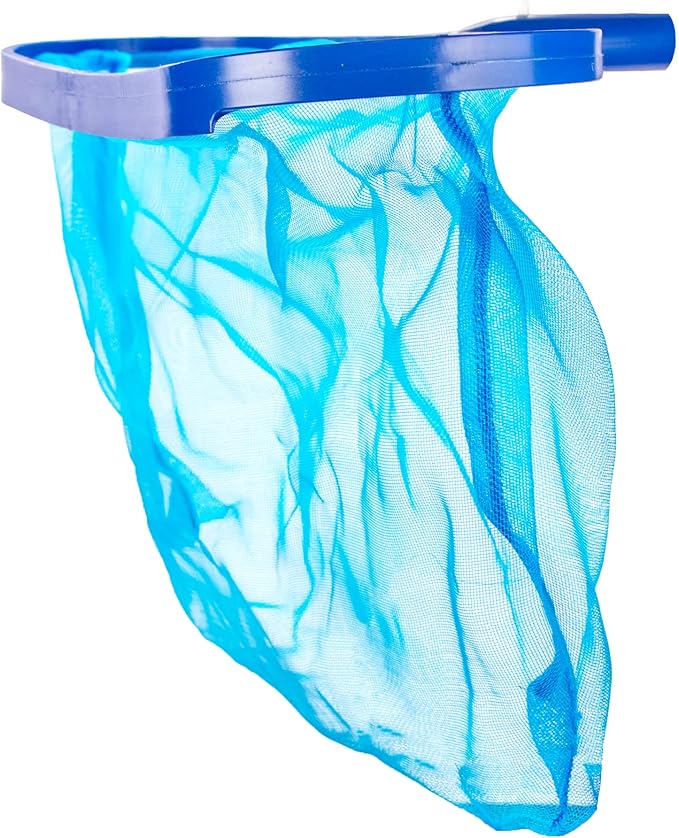 HYDROTOOLS By SWIMLINE 8015 Leaf Net For Inground Above Ground Pool Pond | Extra Large Skimmer Net Cleaning Tool Ultra Fine Deep Mesh Bag | Durable Introductory Plastic Frame | For Debris Bugs Pickup