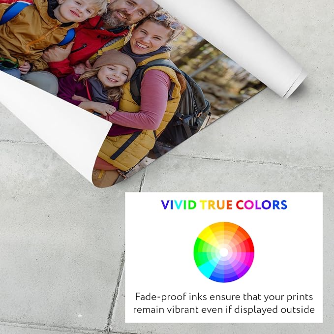 Custom Poster Print, 30x30, Upload Any Photos/Images, Personalized Photo Prints, DIY Your Own Poster, Photo to Poster Printing