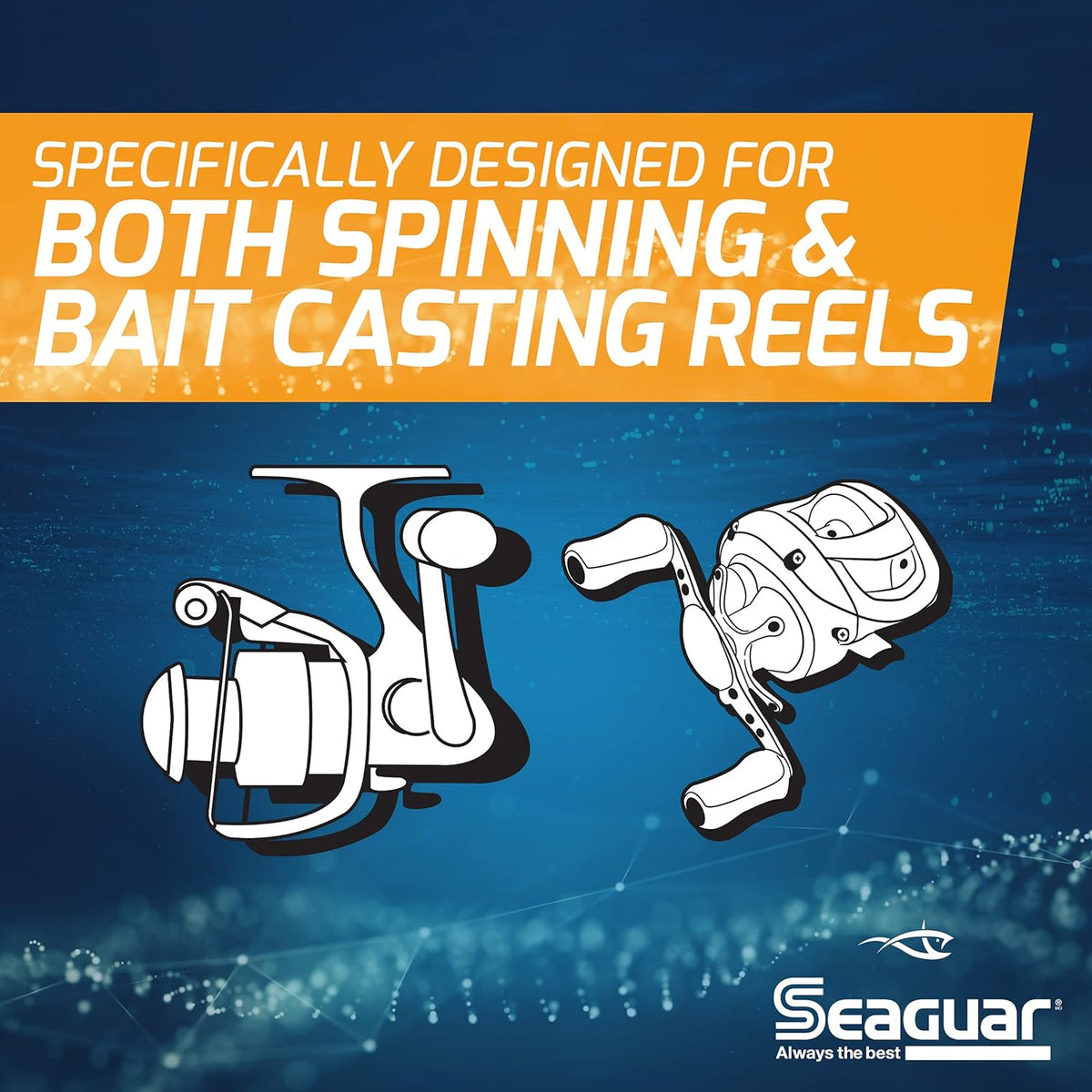 Seaguar InvizX Fishing Line - 100% Fluorocarbon for Freshwater Casting & Live Bait | Clear, Multiple Sizes