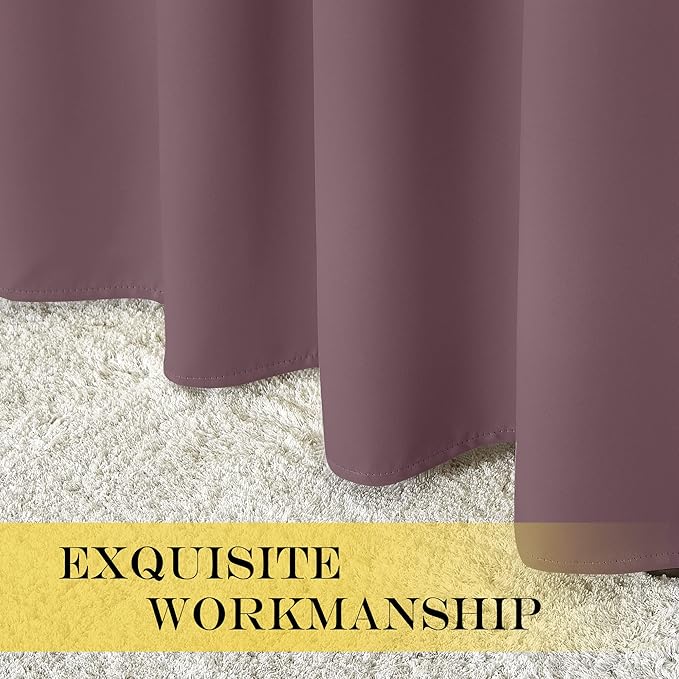 NICETOWN Blackout Bedroom Door Curtain