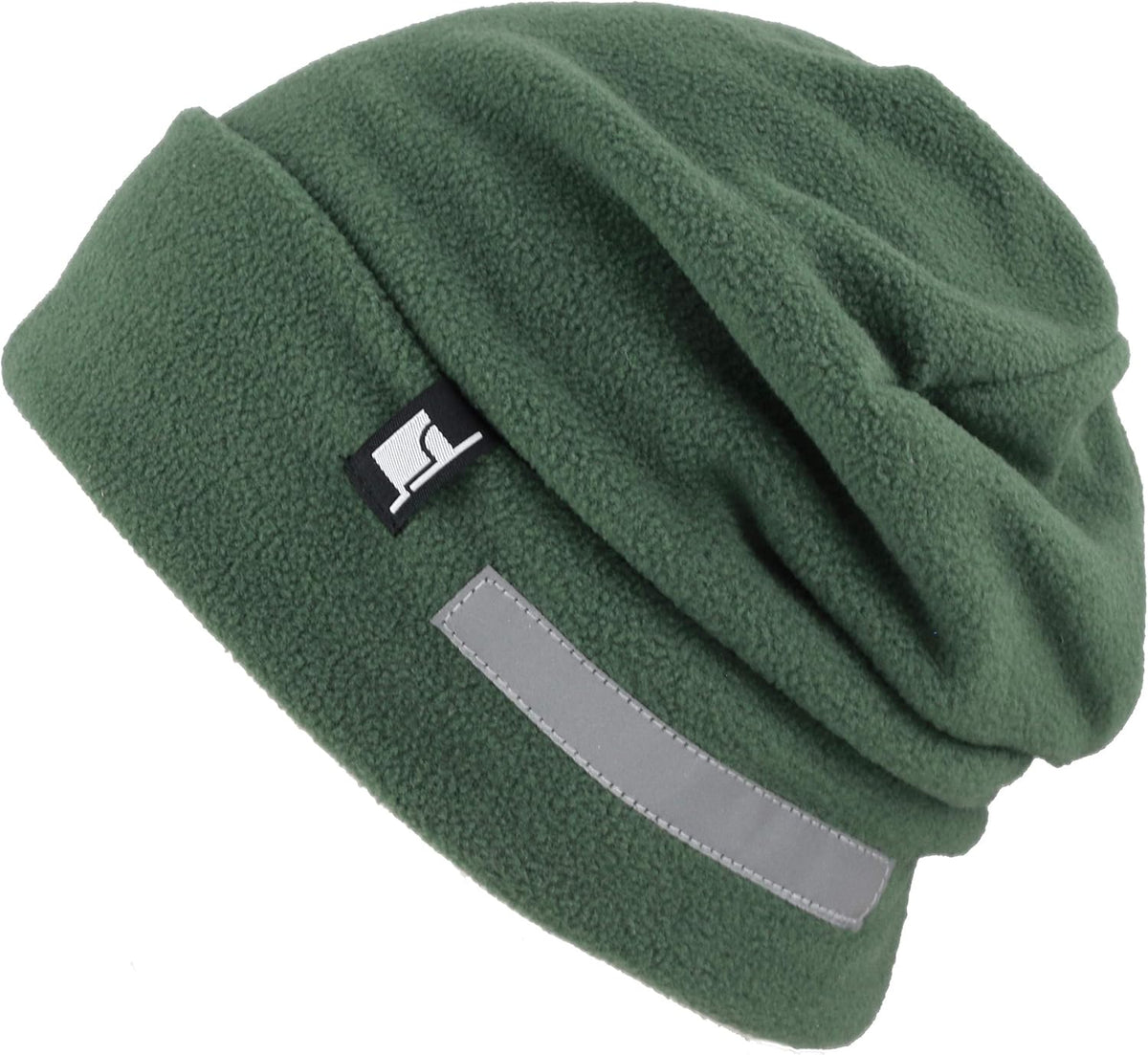 The Hat Depot Fleece Winter Functional Beanie Hat Cold Weather-Reflective Safety for Everyone Performance Stretch