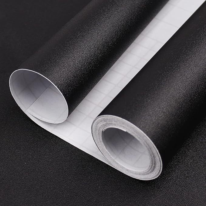 Black Peel and Stick Wallpaper, 15.7 X 315 inches Renter Friendly Wallpaper