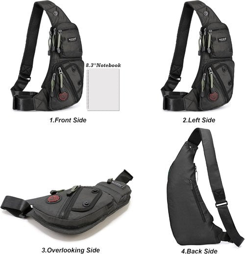 NICGID Sling Bag - Versatile Crossbody Backpack for Men & Women | Casual Daypack, Stylish & Functional