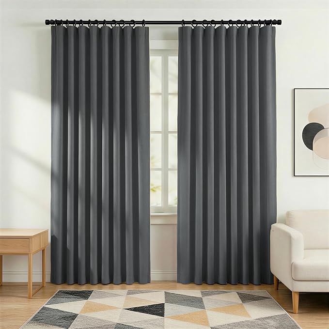 hoeflife Blackout Curtains for Bedroom Room Darkening Curtains for Living Room