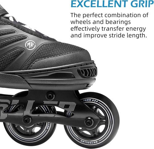 METROLLER Adjustable Inline Skates for Adults & Teens | Comfortable & Stylish Design