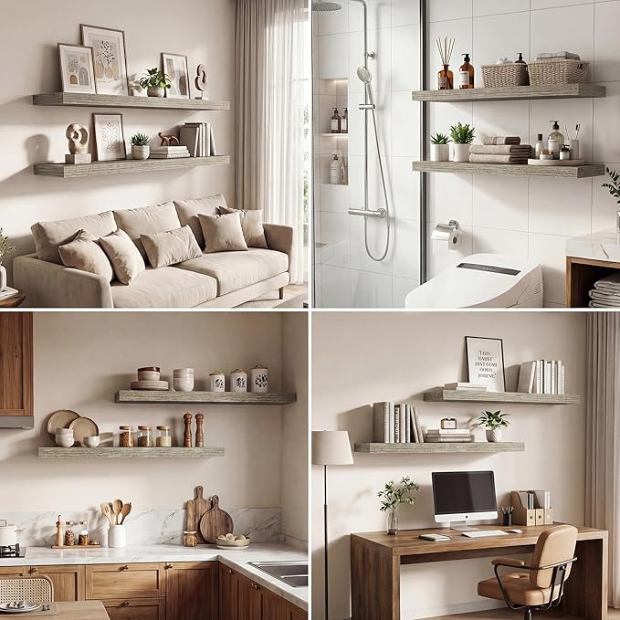 Dreamland 55 Inches Floating Shelves