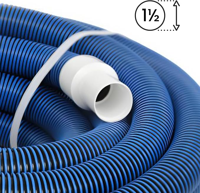 Wessel-Werk Pool Vacuum Heads with Profesional Weighted Design and Flexible Side Brush Strips to Deep Clean Inground & Above Ground Pools (Pool Vacuum and 35' Hose)
