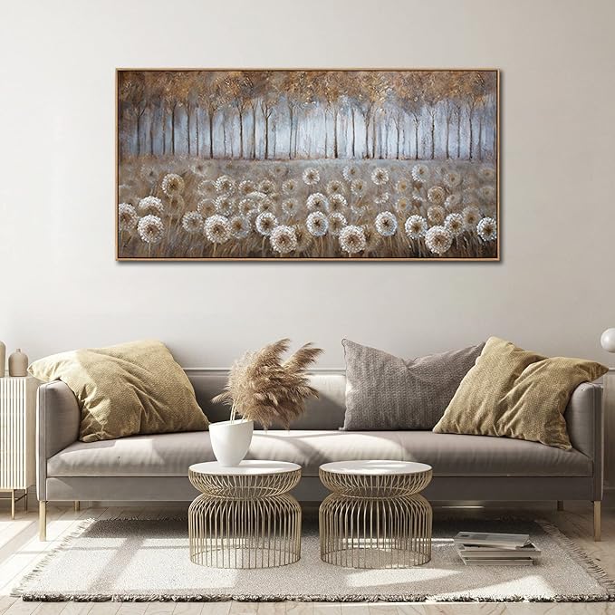 Large Living Room Wall Decor Decoration Canvas Wall Art for Bedroom Modern Framed Art Bedroom Home Brown pictures for Living Room 24x48 Framed Art Landscape Wall Art