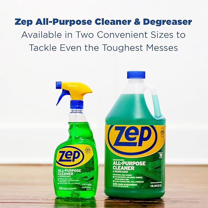 Zep All-Purpose Cleaner and Degreaser 128 oz ZU0567128 (Pack of 2) Cleans Almost Any Surface