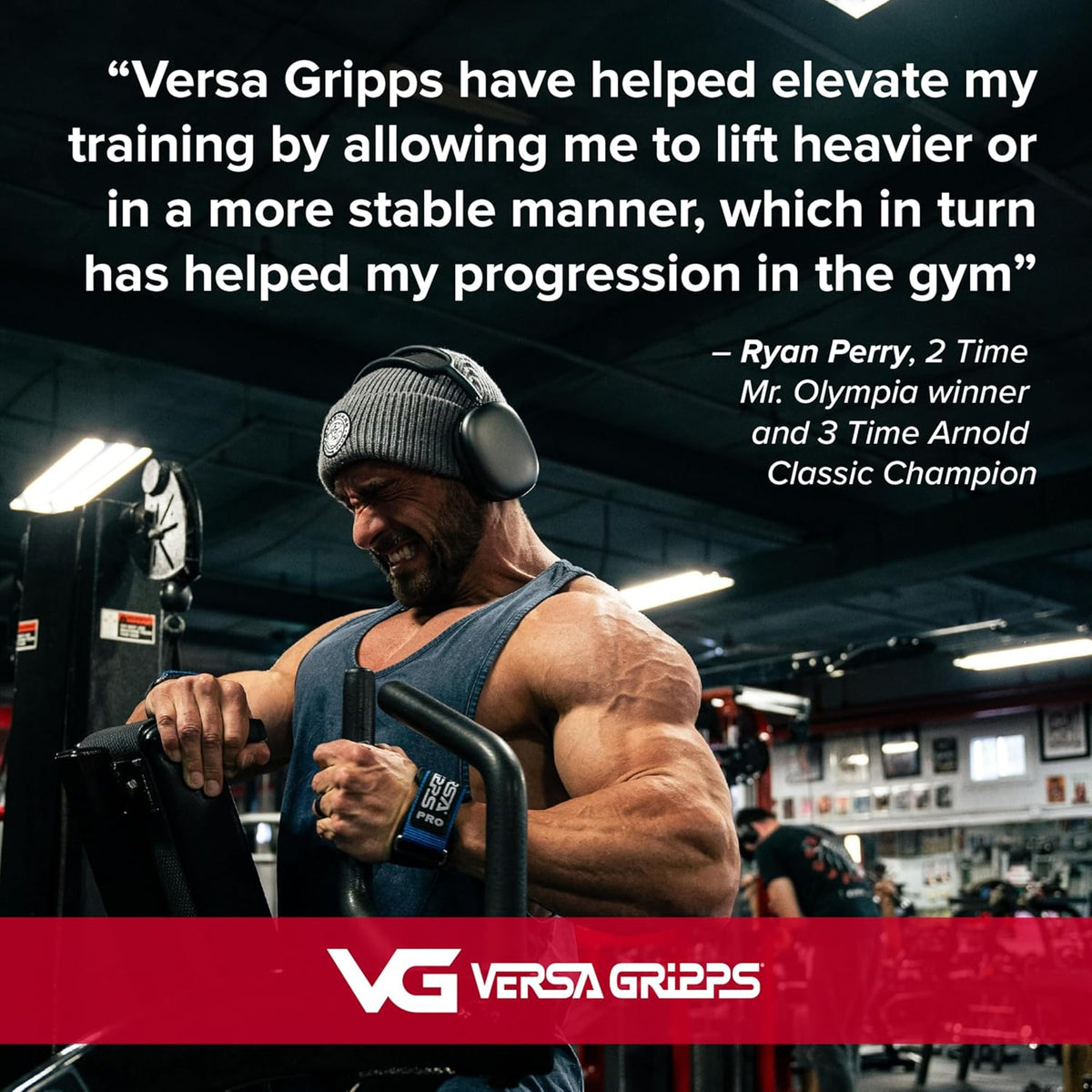Versa Gripps® Classic, Made in The USA, Wrist Straps for Weightlifting Alternative, The Best Training Accessory