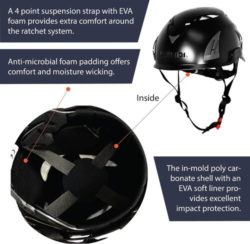 Climbing Helmet - Fusion Meka Safety Gear for Work & Outdoor Adventures